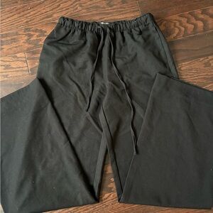 Rewash Black Wide-Leg Pants